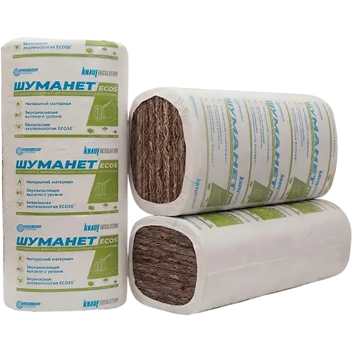 Шуманет-ECO S звукопоглощающие плиты 1200х600х50мм в упаковке: 10шт. 7,2м²